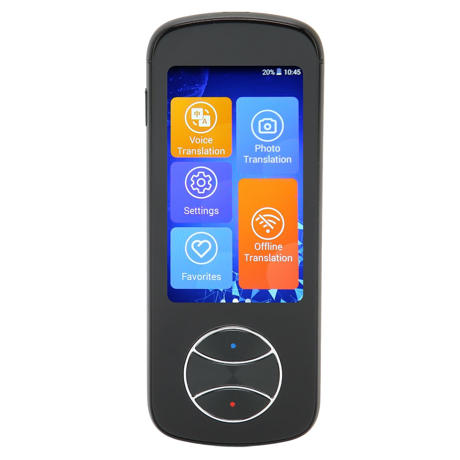 Language Translator Multiple Languages 3.0in HD Screen Real Time 2 Way Smart Translator Device with