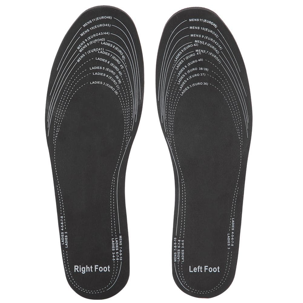 Soft Latex Shoe Insoles Absorbing Sweat Men Women Breathable Shock Absorption (1 pair)
