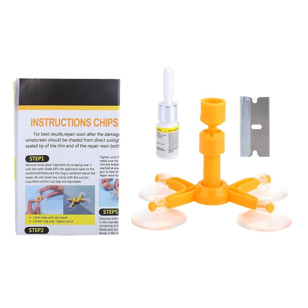 Car Auto Windshield Repair Tool Kit Wind Glass Windscreen Resin Restore for Chip Crack Fix