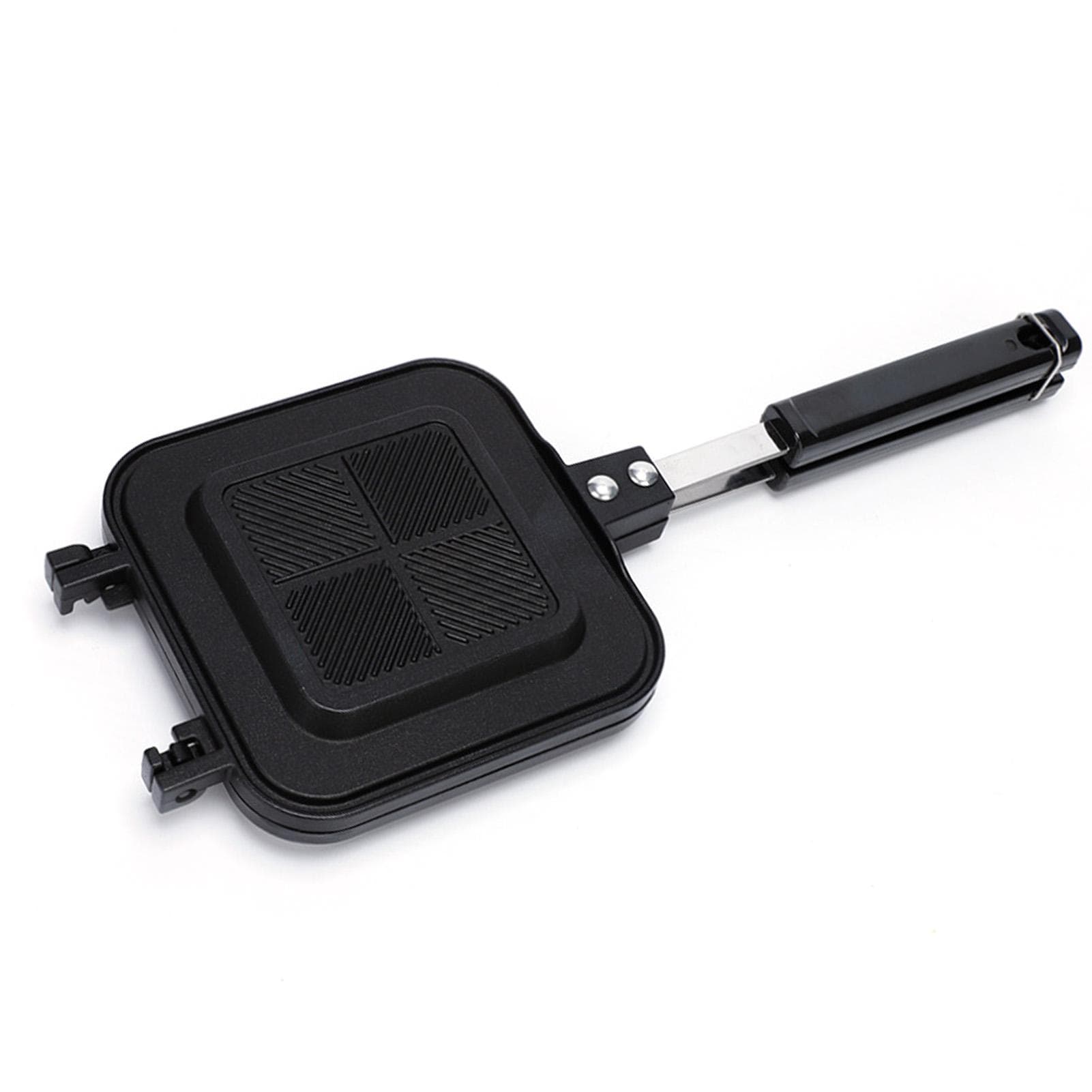 Sandwich Pan Double Sided Anti Stick Aluminum Alloy Sandwich Frying Pan for Kitchen Cooking Tool