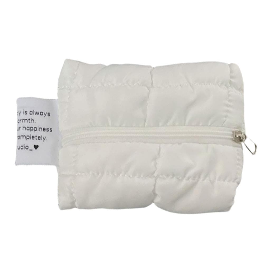 INS Women Wallet Cute Mini Small Wallet Multifunctional Lipstick Makeup Bag White Cloud Coin Purse Portable Storage Bag Key Case white
