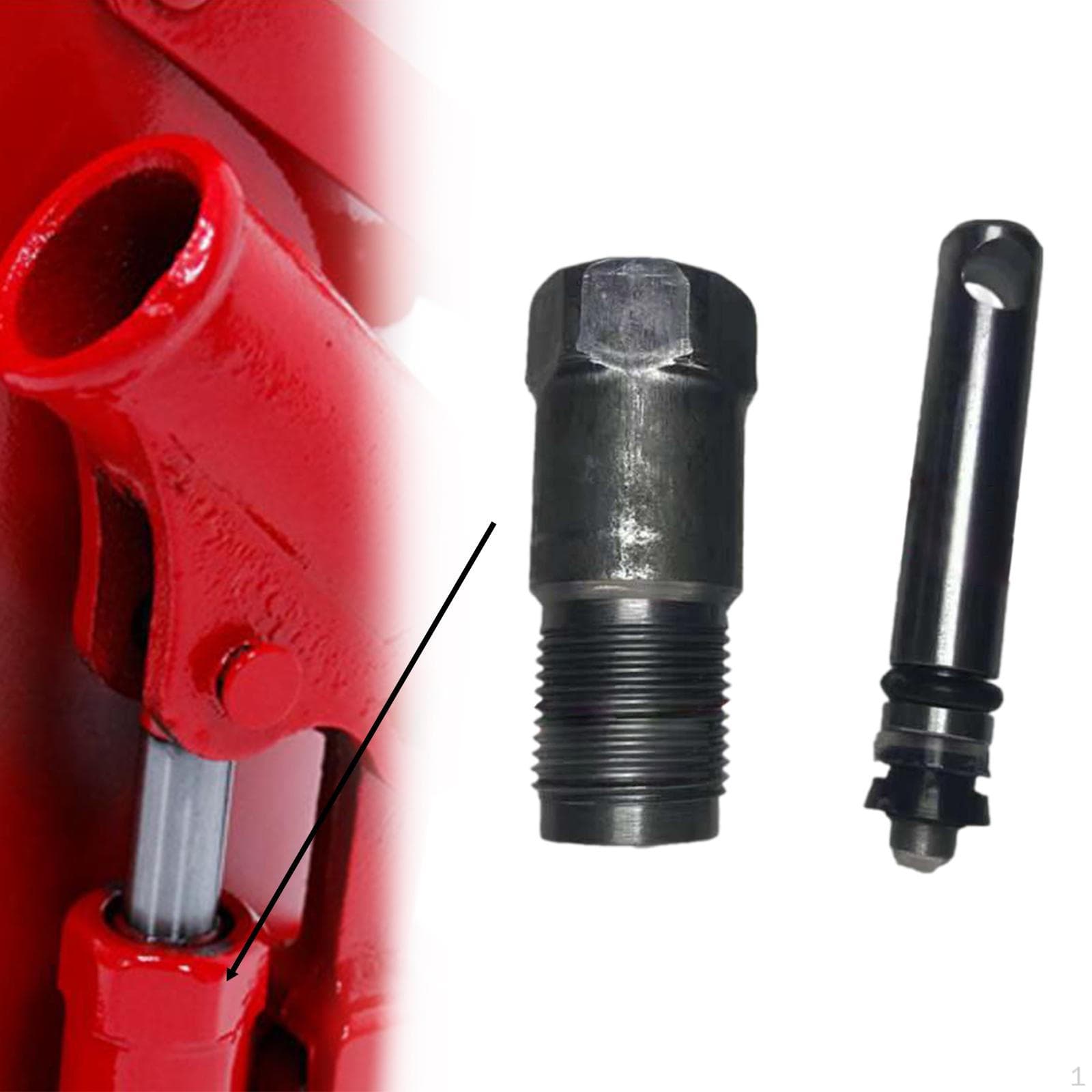 Hydraulic Vertical Jack Oil Pump Car Repair Tools Double Seal Universal Accessories Sturdy Length 55mm