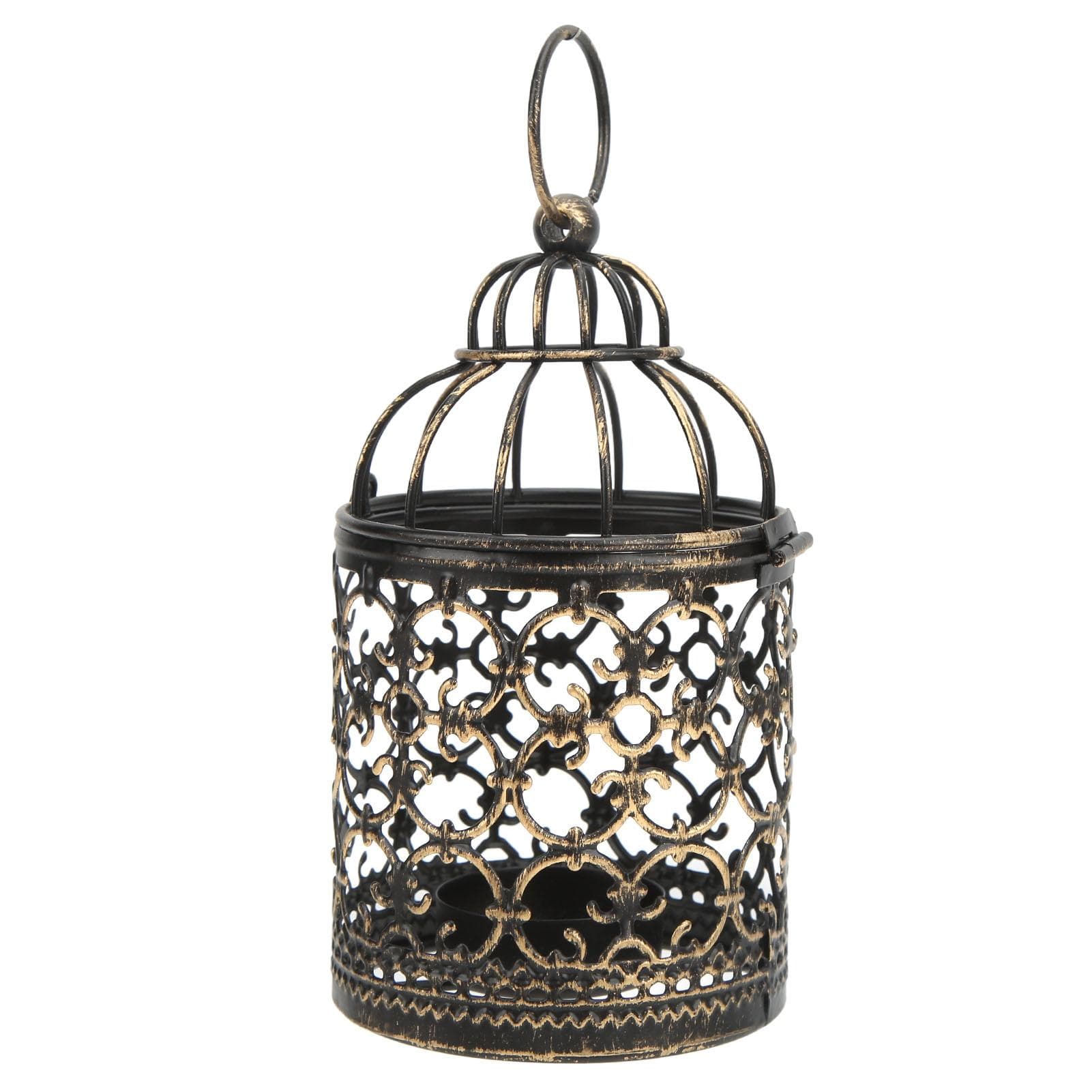 Iron Candle Holder European Retro Iron Rust Protection Elegant Style Vintage Candle Holder for