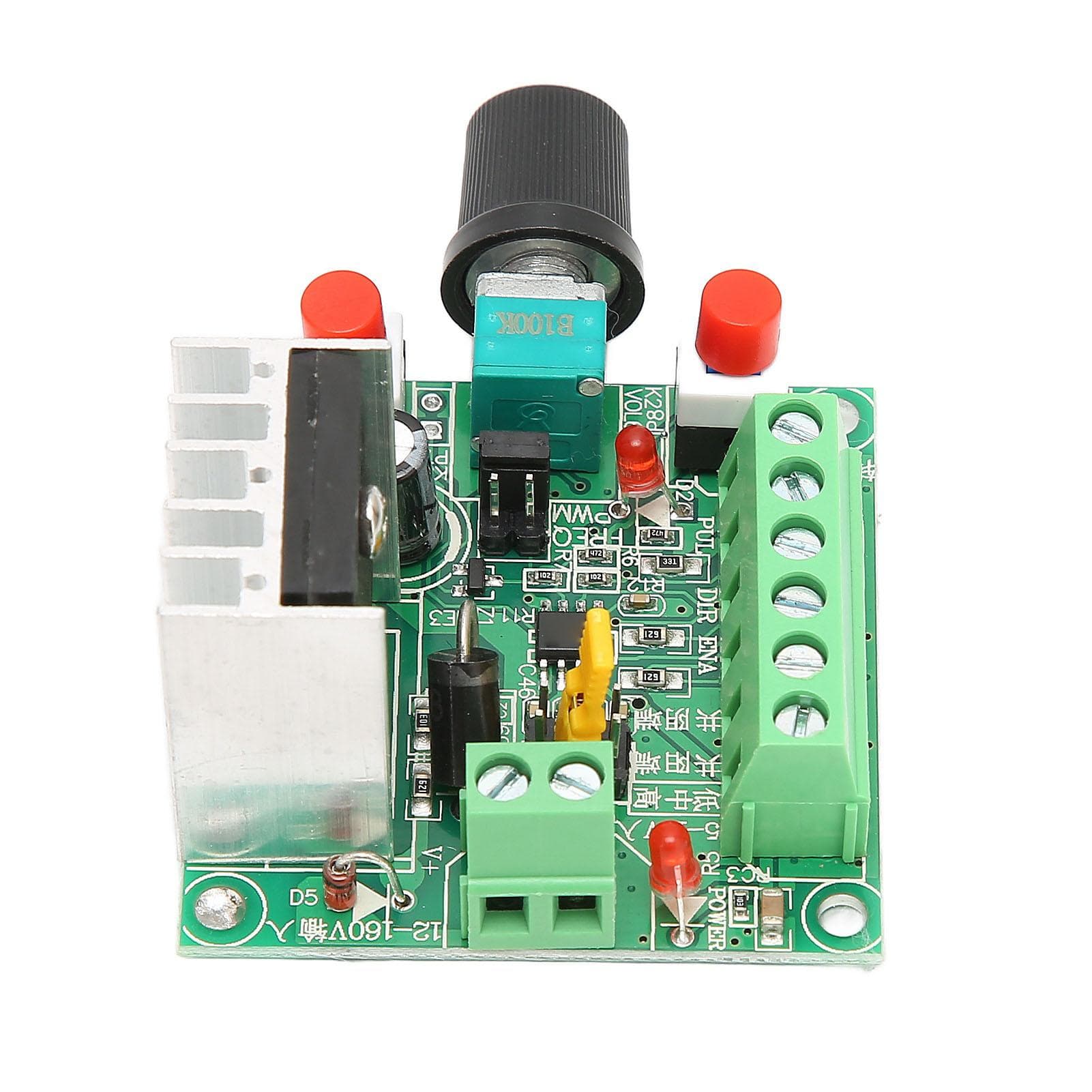 PWM Adjustable Stepper Motor Controller DC 5‑12V 15‑160V 3 Frequencies PCB Board Signal Generator