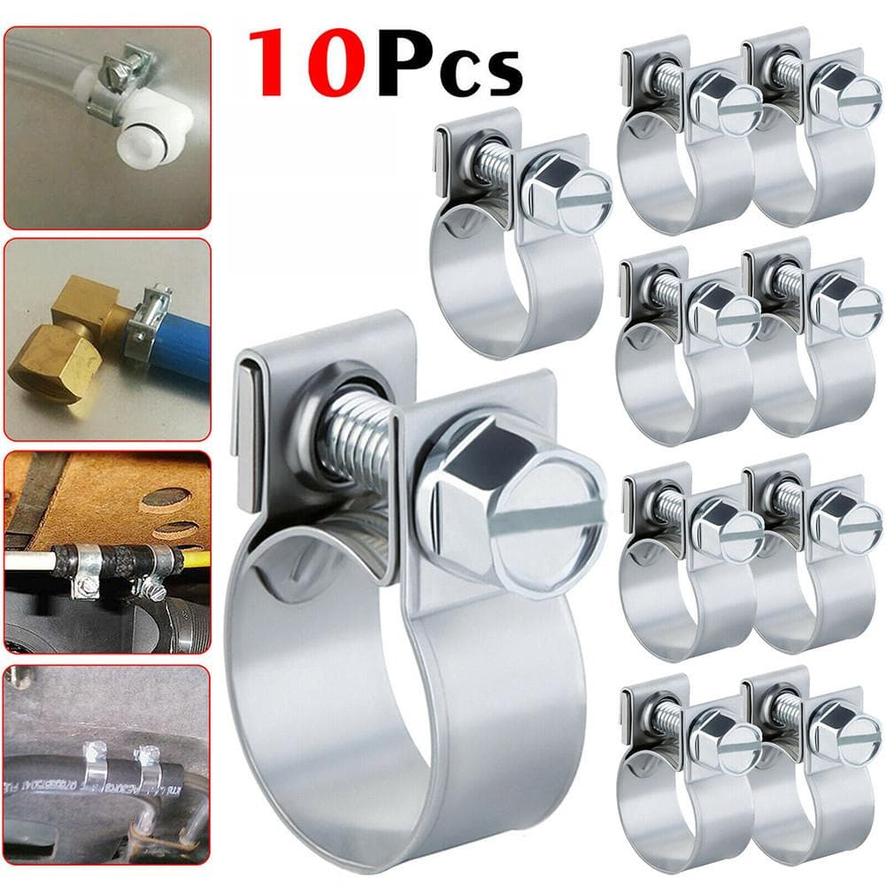 Fitting Hose Clamp Hose Clips Jubilee Mini Petrol Pipe 7mm-9mm