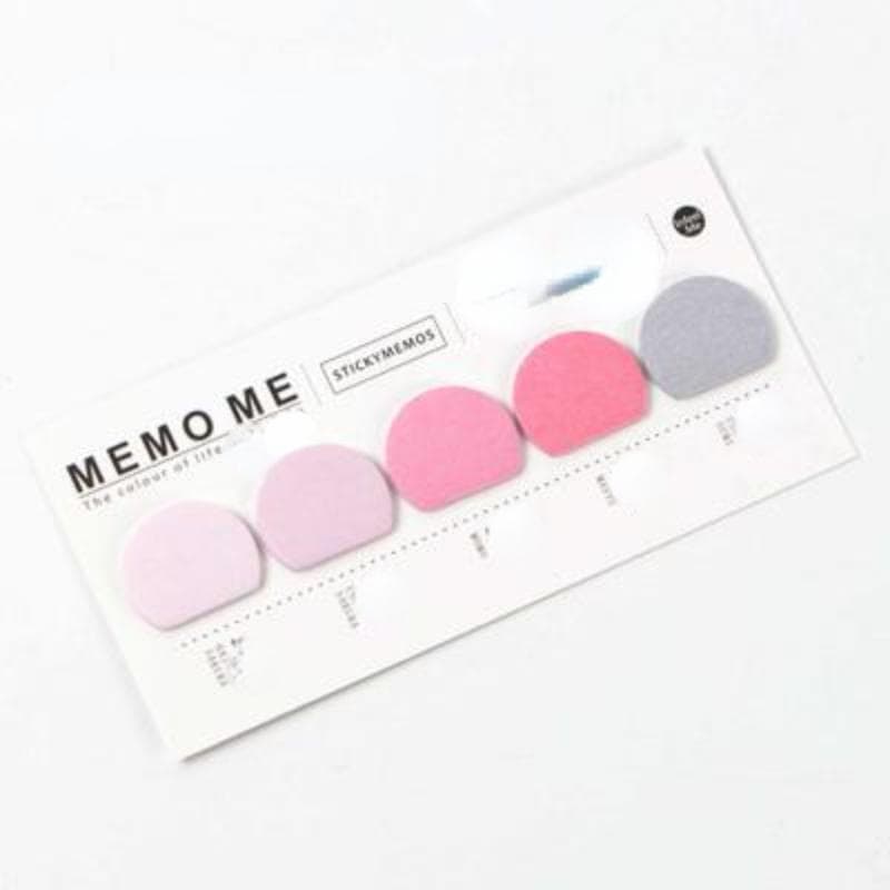 Cute Sticker Bookmarks Memo Pad Sticky Notepaper Sticky Notes Page Flags Self-stick Tab Bookmark Marker Pad Office Supplies pink