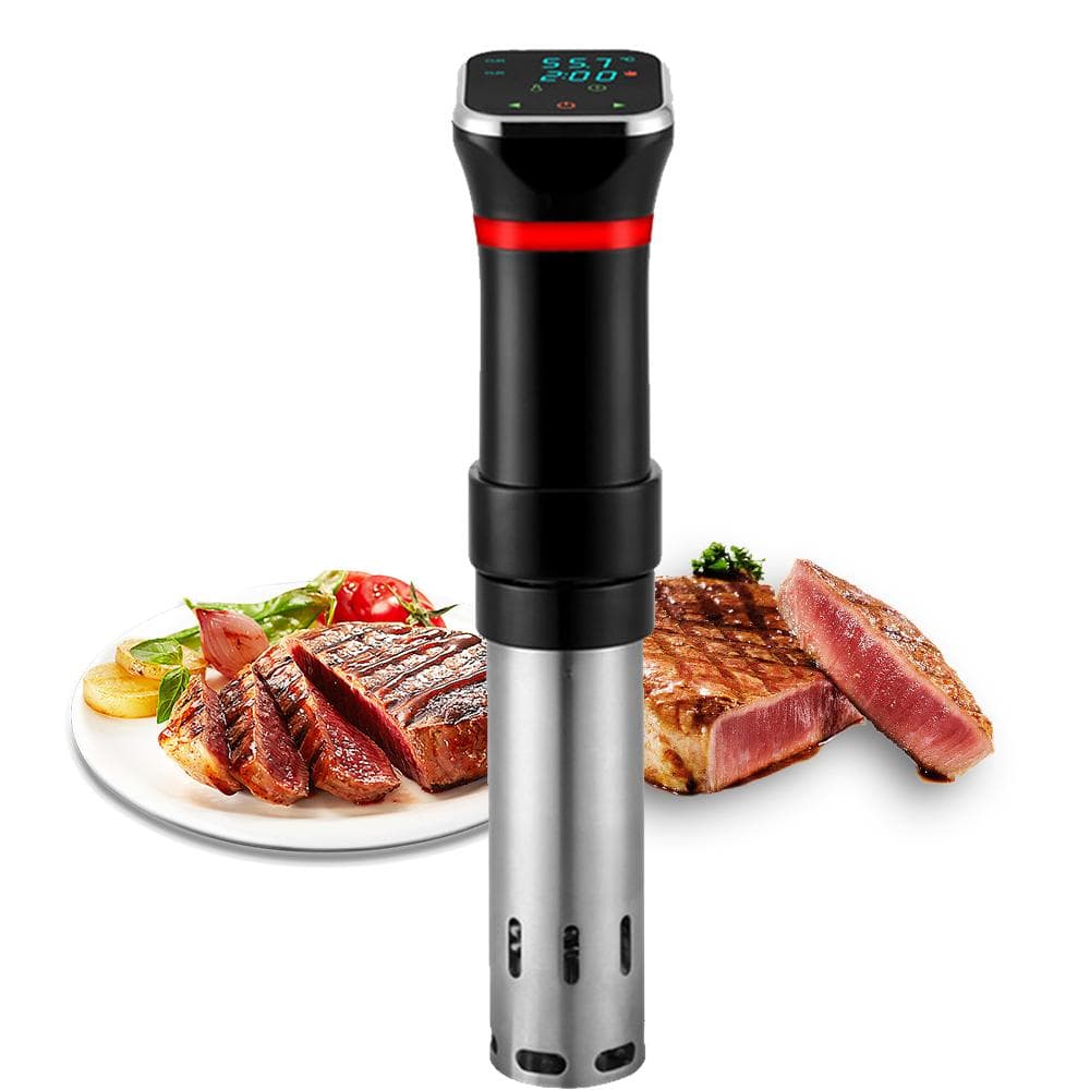 Sous Cooker Machine Immersion Circulators 1100W Ultra Quiet Stainless Steel Precision Sous Cooker EU Plug black