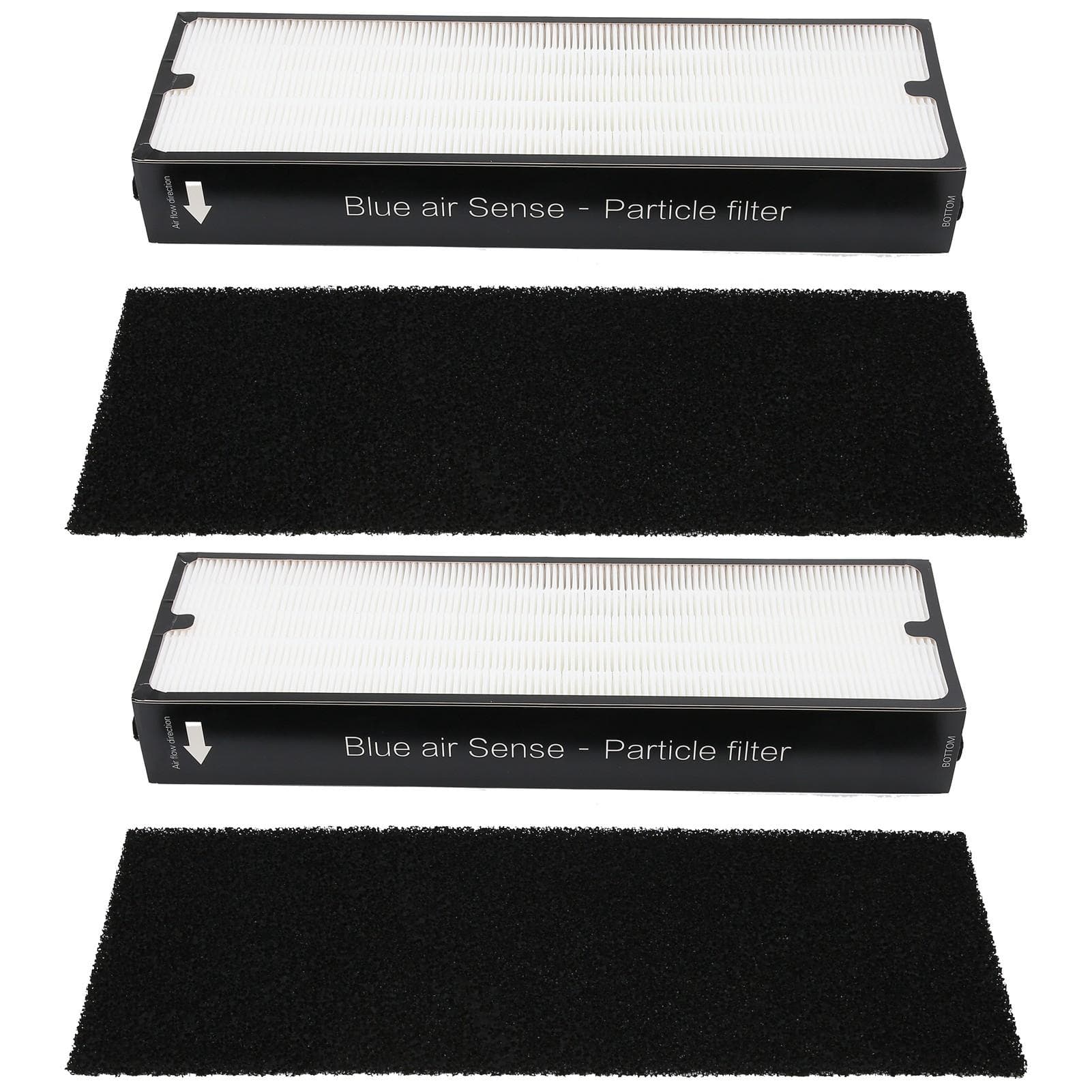 2 Set Particle Type Filter Mesh Filter Element Replacement Fit for Blue Air Sense Series Air