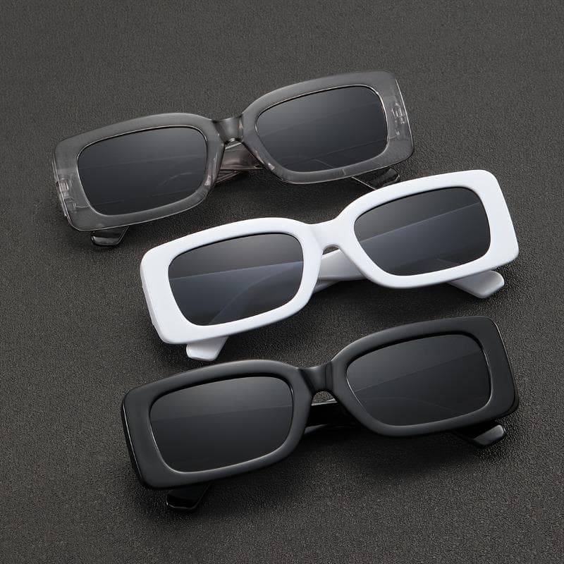 1/3-Piece Set Men's Square Fashion Sunglasses UV Protection Trendy Eyewear