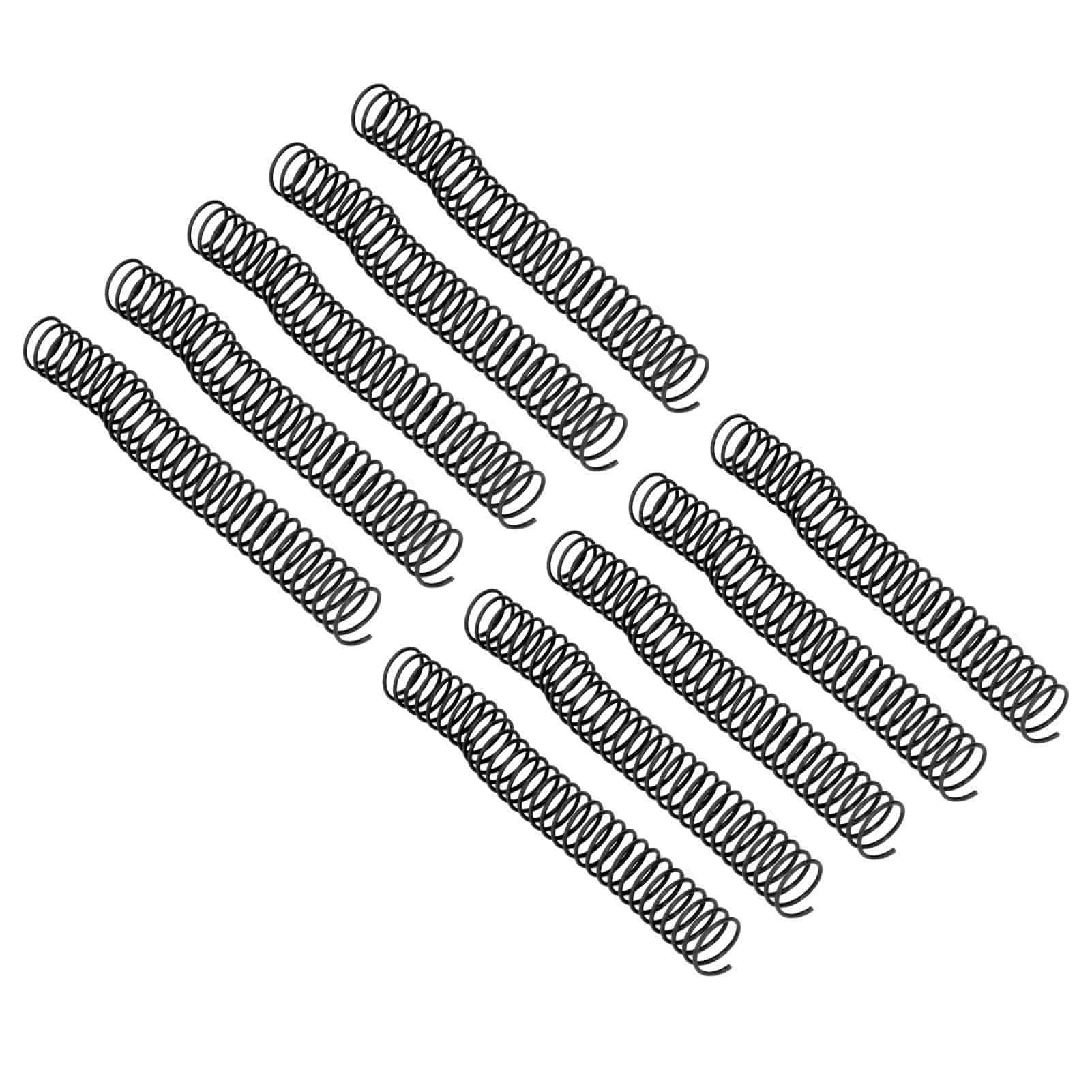 10Pcs Spiral Binding Coil Large Capacity Spine Comb 29mm Inner Diameter 30 Holes Set Kit Blue