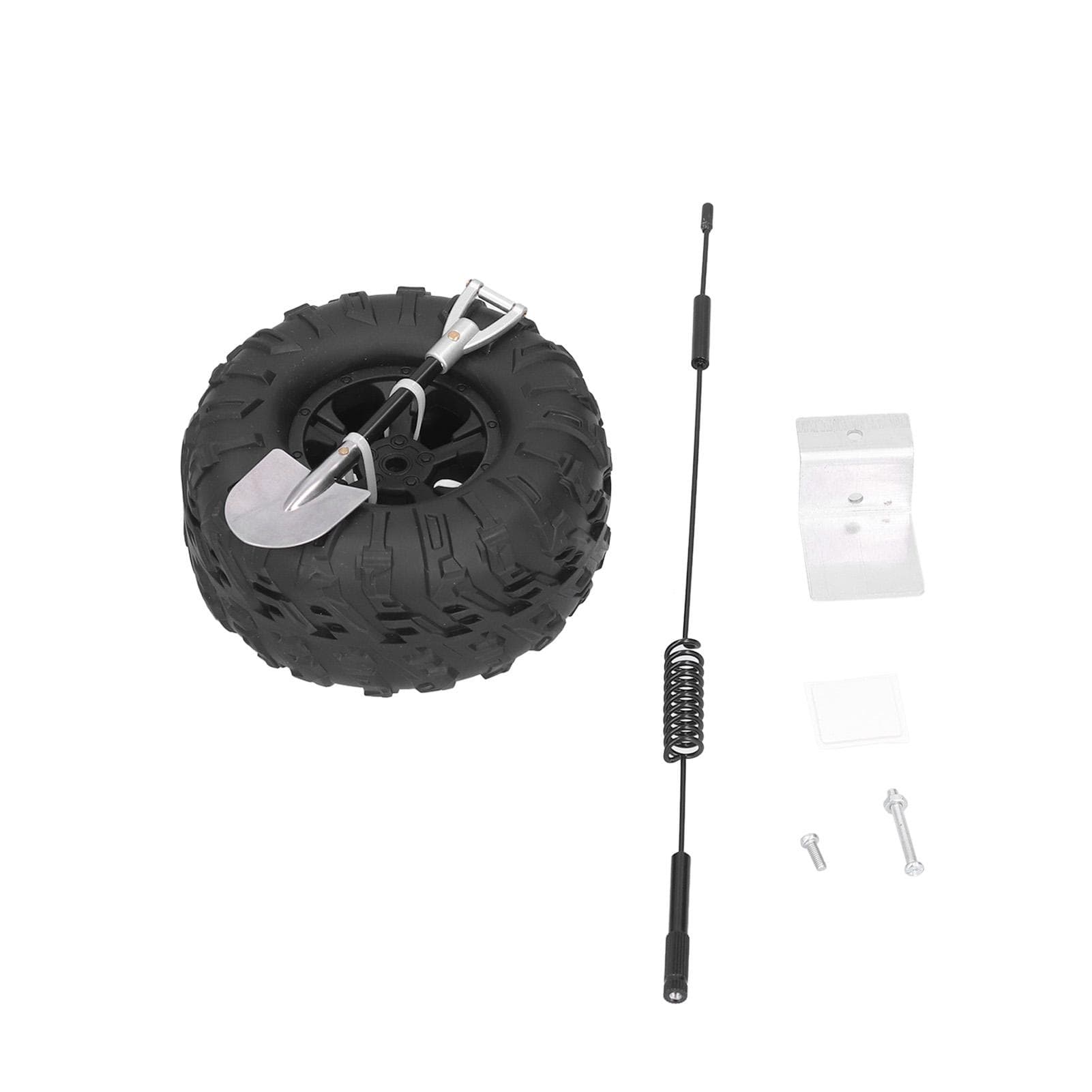 Decorative Small Spare Tire Metal Shovel Kit Rear Trunk Decor Universal for Car Off Road Pickups