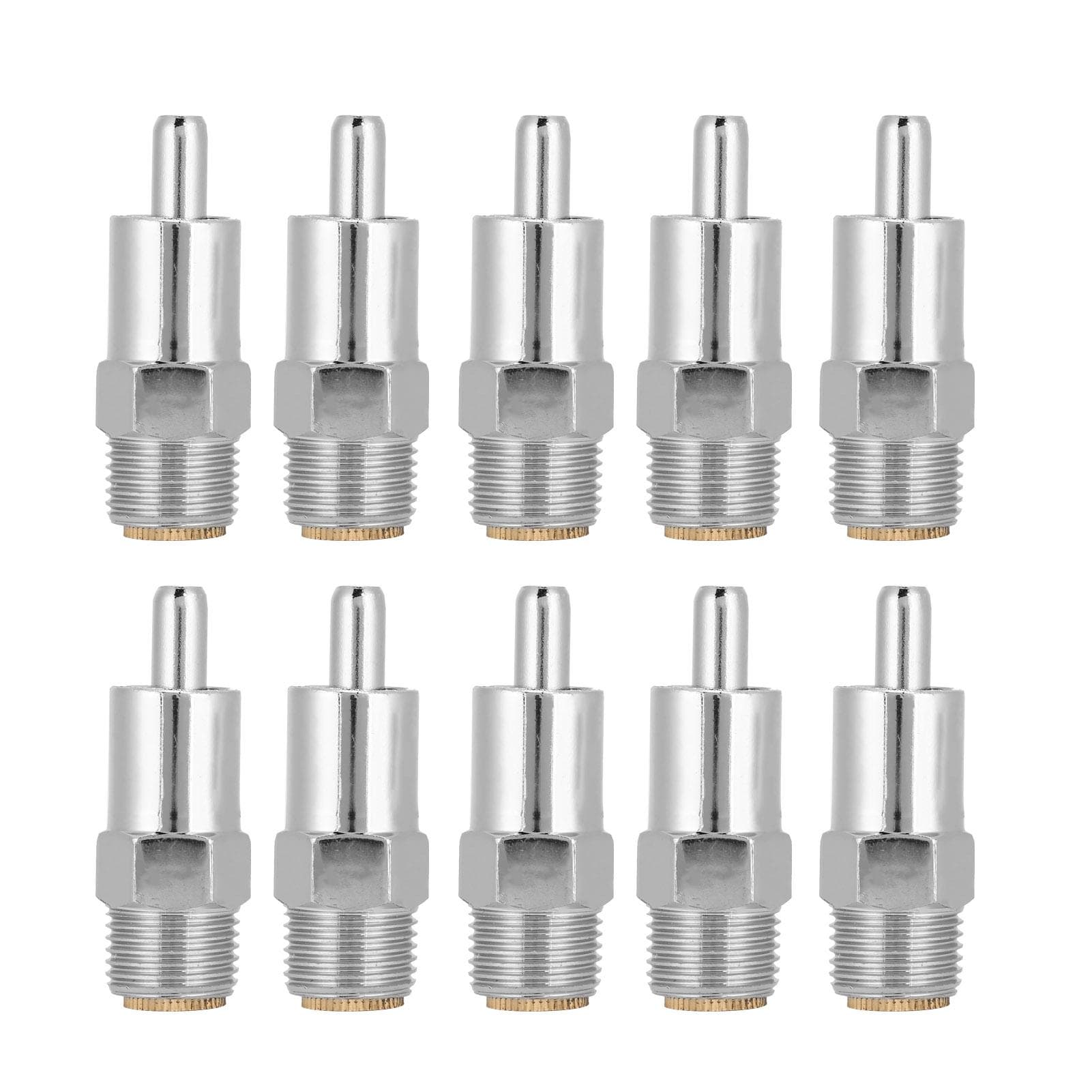 10 Pcs/Set Stainless Steel Pig Automatic Waterer Round Mouth Nipple Drinker for Pigs