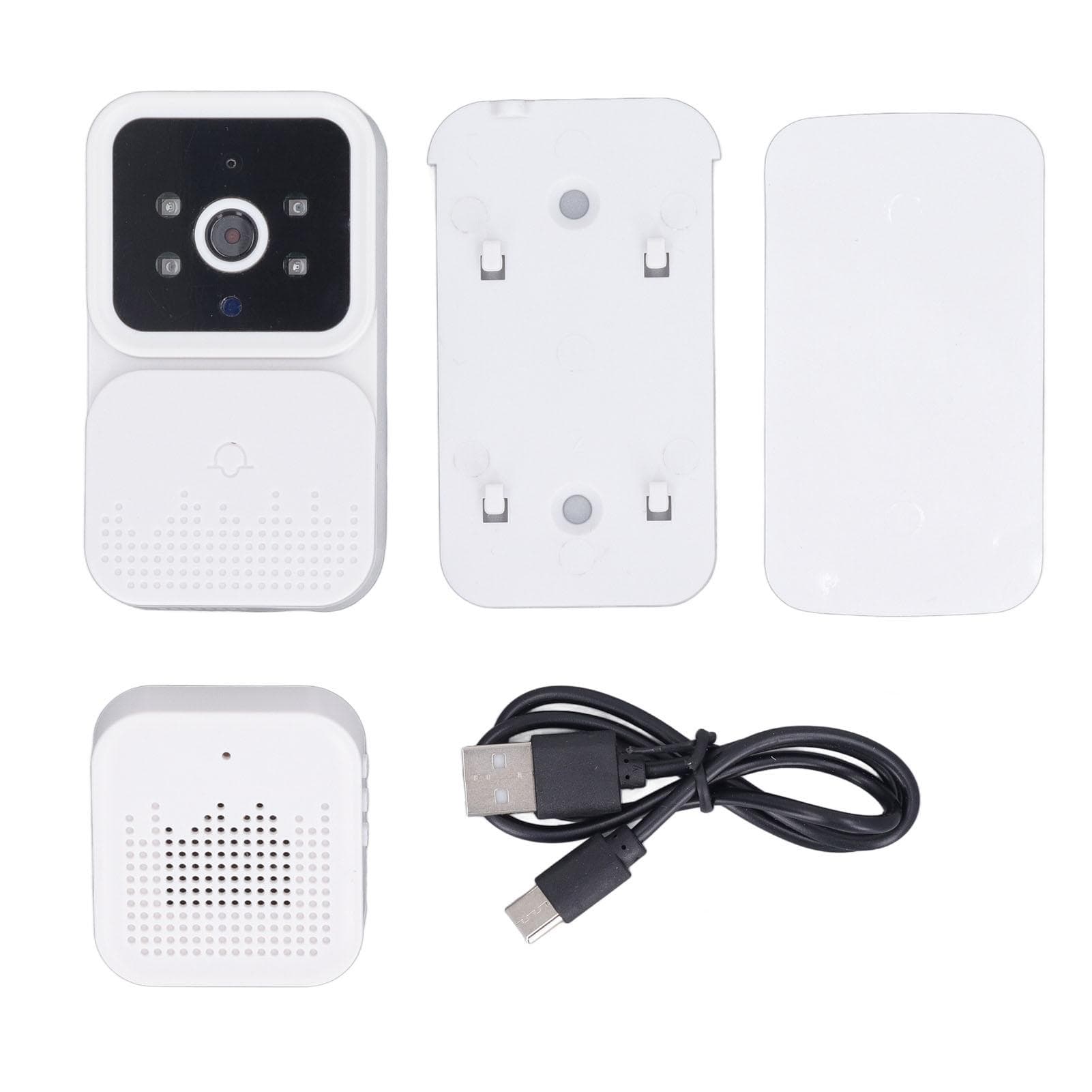 Wireless WiFi Video Doorbell Cloud Storage 2 Way Talk Smart Intercom HD Night Vision IP65