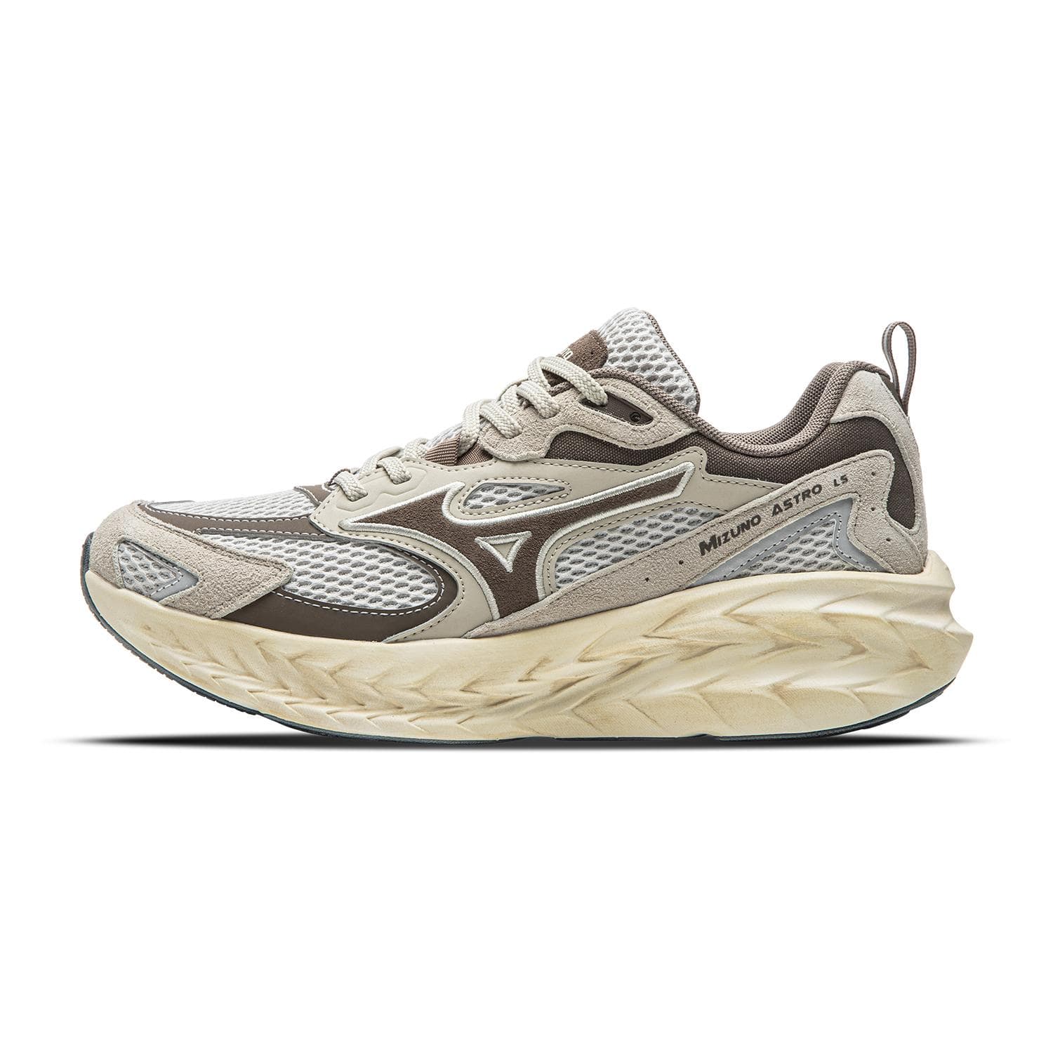 Mizuno Astro LS Retro Casual Sports Thick Sole Height Increasing Versatile Color Block Comfortable Low Top Running Shoes Unisex sneaker D1GH252110 42