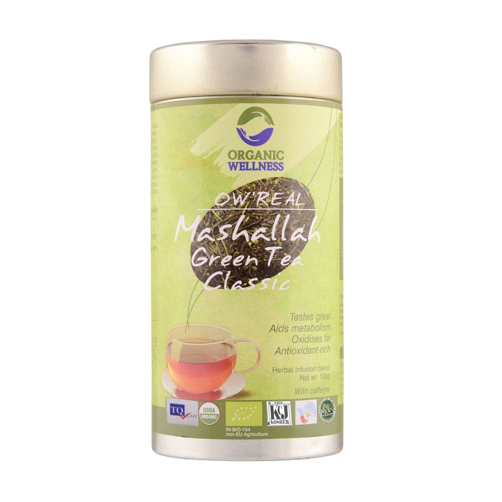 Green tea Mashallah (100 g), Mashallah Green Tea Classic, Organic Wellness