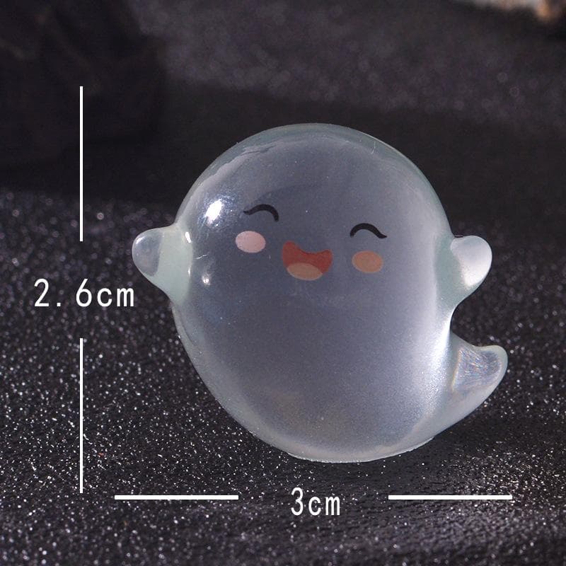 Halloween Cute Ghost Glow-in-light Gardening TrinketA Small Accessory for Car Center Console Decoration Excited