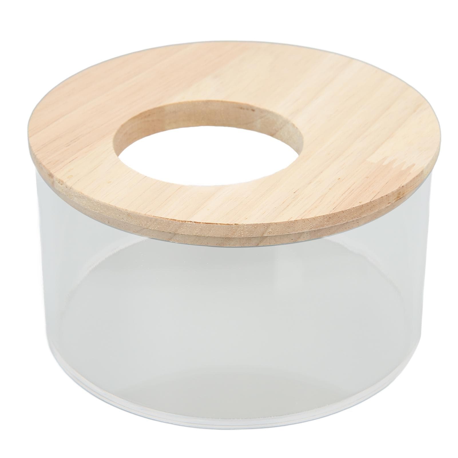 Hamster Sand Bathtub Small Round Shaped Pet Sand Box Transparent Acrylic Sand BathroomL S