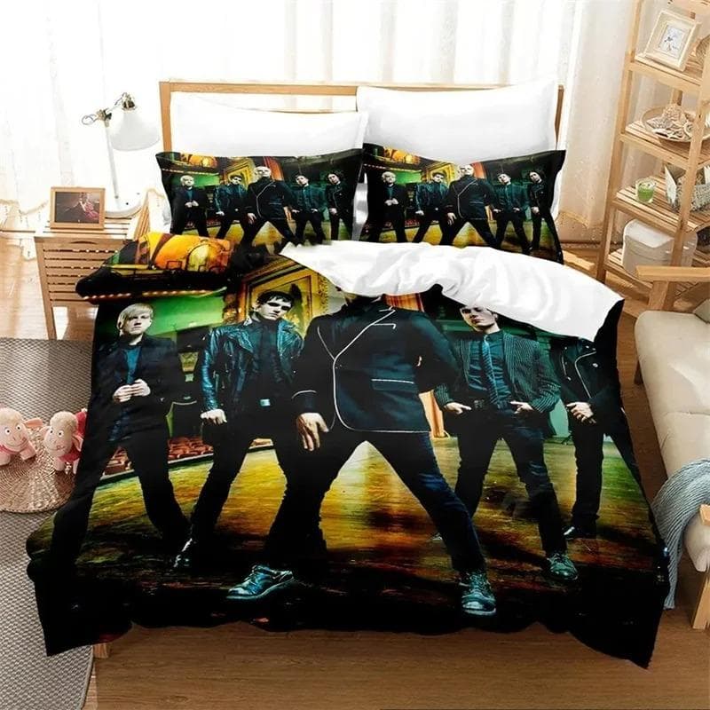 3D Printed My Chemical Romance Bedding Sets exquisite bed supplies set duvet cover bed comforter set luxury birthday gift AU King 245x210cm