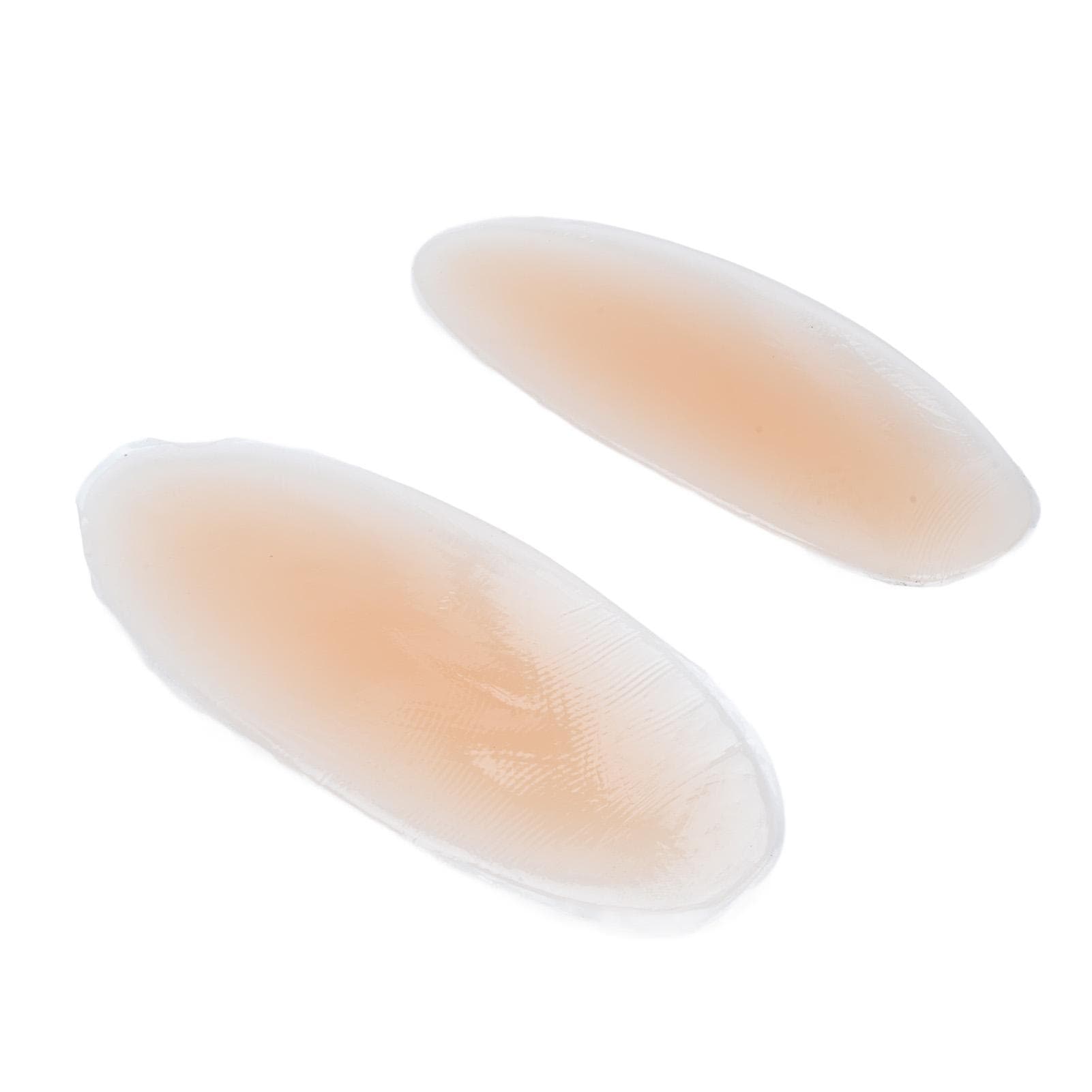 2 Pcs Silicone Adhesive Calf Pads Anti Chafing Rubbing Prevention Breathable Adhesive Leg Calf Pads beige