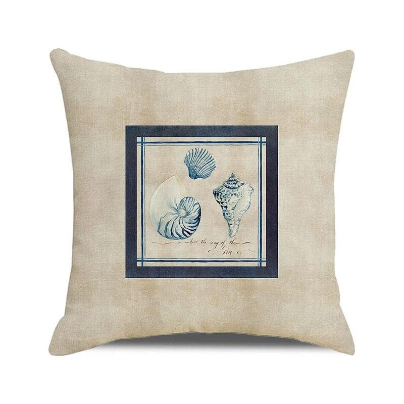 45x45 cm starfish beach chair sailboat slippers print pillowcase upholstery pillowcase nautical style cushion cover 50x50cm