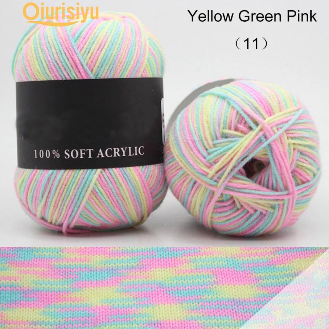50g Triple Brands Knitting Crochet Milk Cotton Baby Wool Yarn Lot