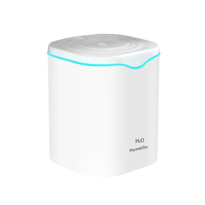 2000ml USB Double/Single Spray Humidifier Household Large Capacity Humidifier Air Humidifier Essential Oil Diffuser Mist Generator 2L-Single spray white