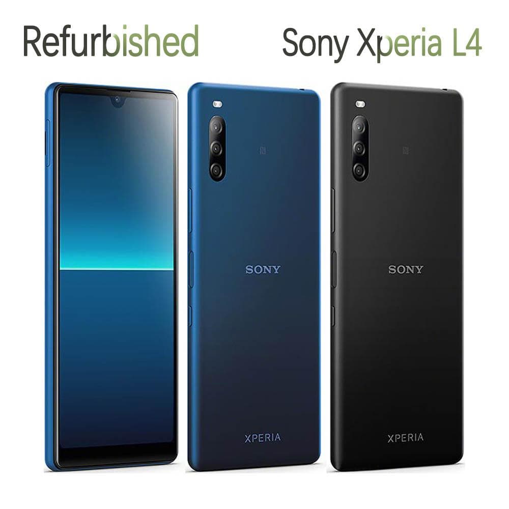 Refurbished Sony Original Sony Xperia L4 XQ-AD51 XQ-AD52 4G 3GB RAM 64GB ROM Mobile Phone With Single 1/2 SIM XQ-AD51 Simple Set black