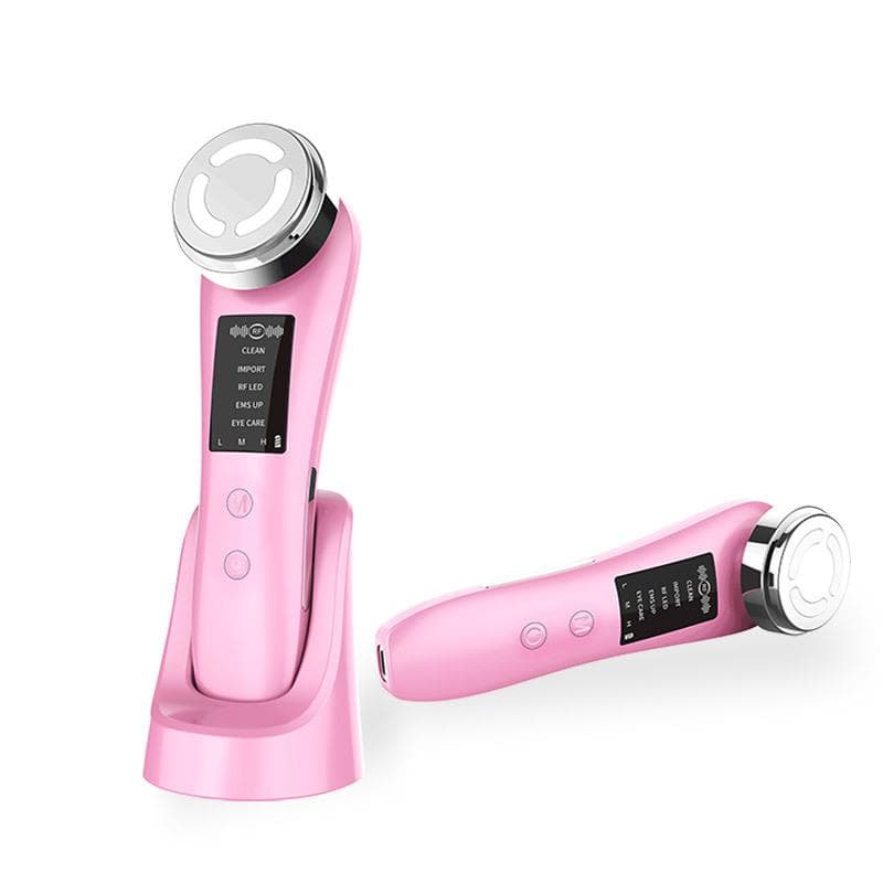 Skin Rejuvenation Color Light Facial Beauty Instrument Facial Household Ultrasonic Beauty Introducer Warm Cleansing Cleansing Exporter