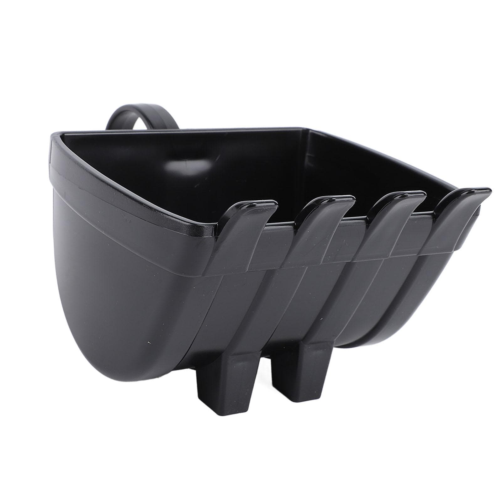 Excavator Bucket Cup 330ml ABS Funny Excavator Coffee Mug with Stainless Steel Spoon for Tea Milk black