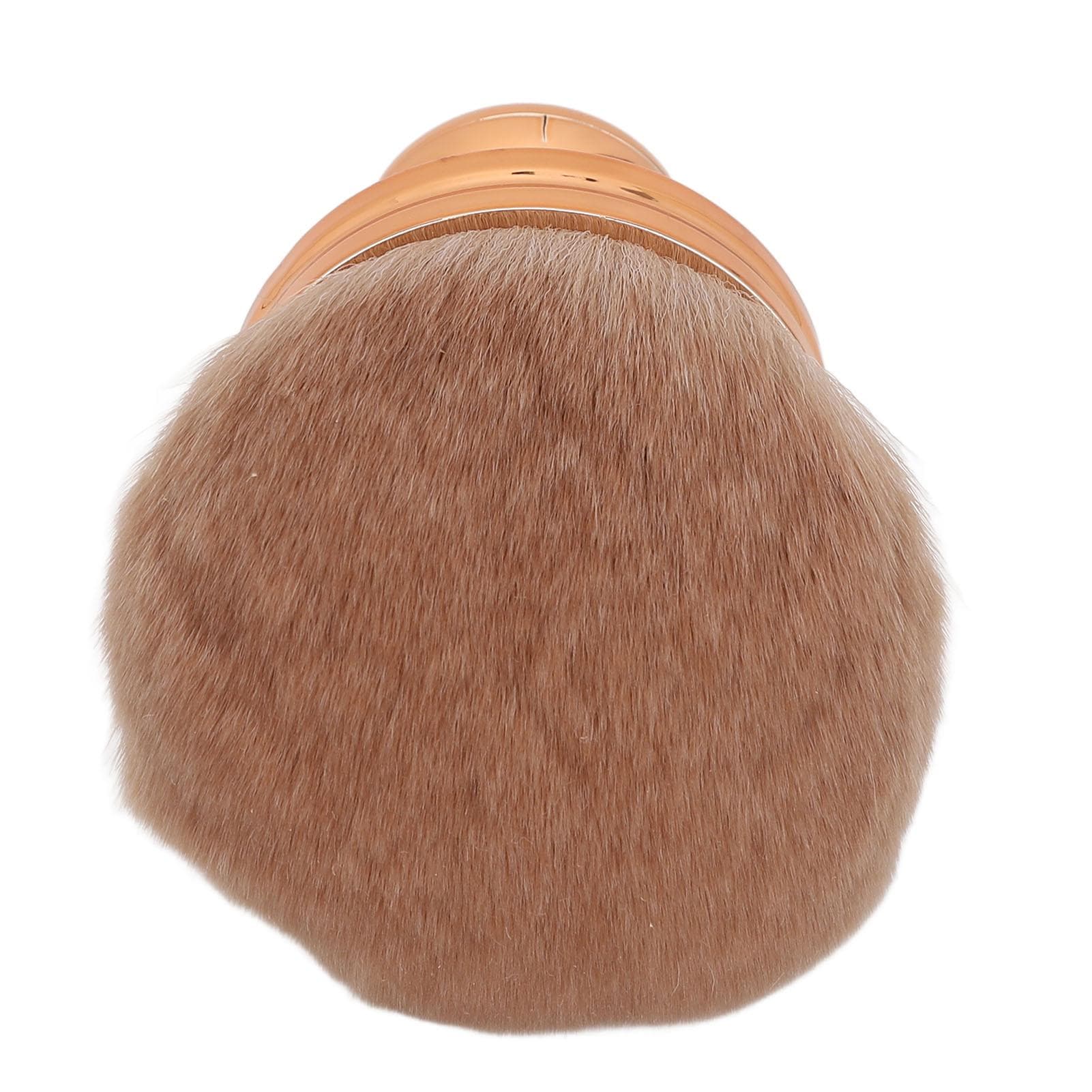 Mushroom Head Makeup Brush Soft Bristles Loose Powder Brush Portable Foundation Brush for Daily