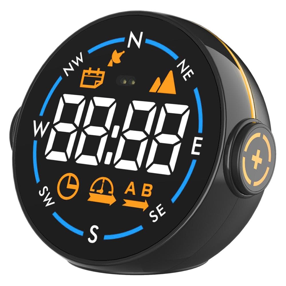 Car Global Position System Speedometer H600G Digital Display Speed Altitude Meter Car HeadUp Display black