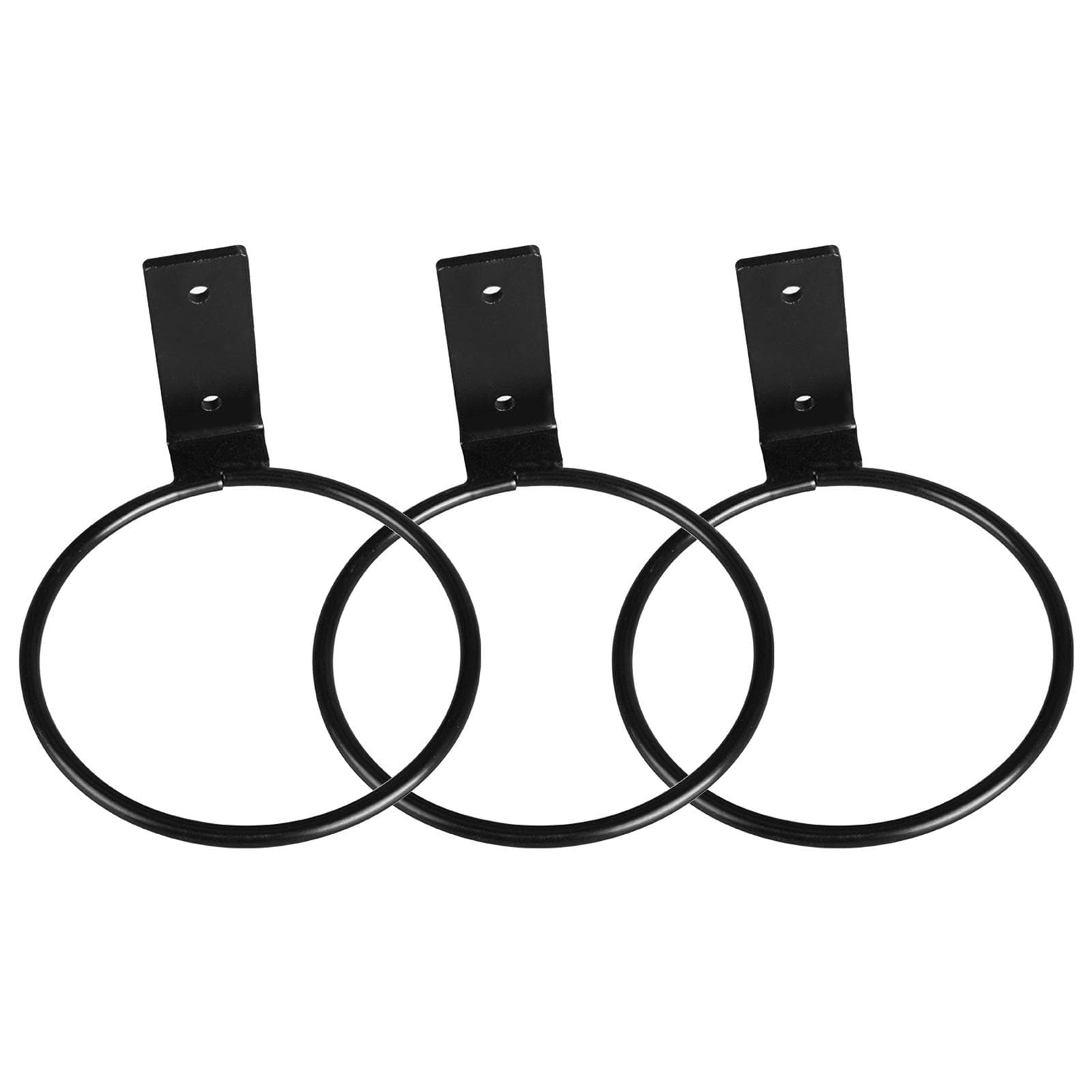 Flower Pot Holder Ring Wall Mounted 8 inch Plant Wall Hanger Rings Metal Plant Hooks Holders Wall 5 Inch & 3 Pcs