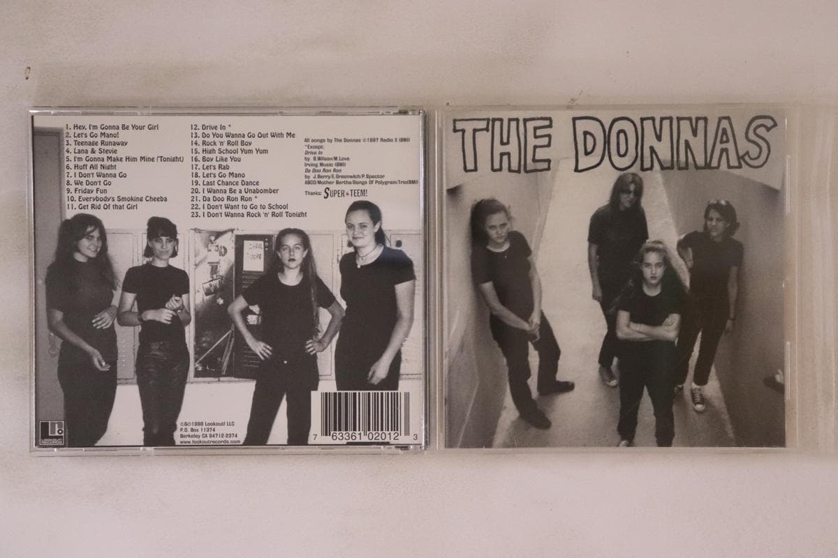 CD DONNAS - The Donnas LK201 Lookout! Record 1998 US Rock Used