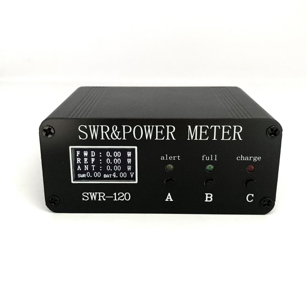 SWR-120 1.8MHz-50MHz 0.5W-120W Standing-wave Meter OLED Digital Display SWR HF Short Waves Meters multicolour