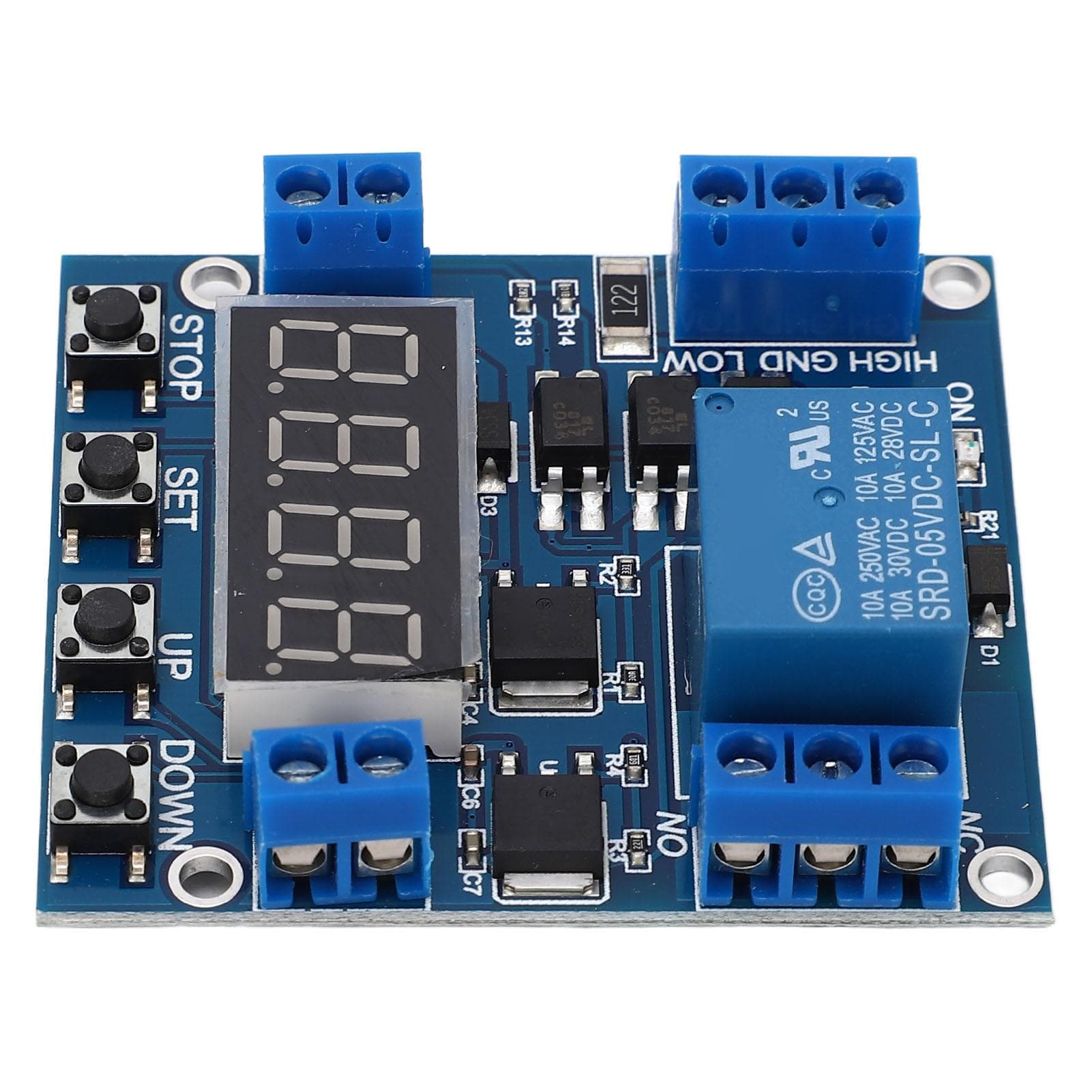 1 Channel Relay Module Delay Power Off Trigger Module Voltage Upper Lower Limit Detection 6?30V