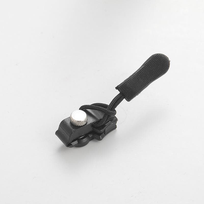 10pcs Universal Zipper Repair Kit Quick Instant Detachable Zipper Head Replacement Zipper Slider Pull for Jacket Bags Coat Free Sewing 10pcs black