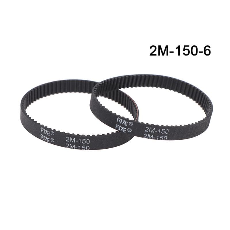 2Pcs Timing Drive Belt 2Gt/2M Perimeter 140 142 150 160 180Mm Width 6Mm Synchronous Conveyor Spare Part For Vaccum Cleaner C