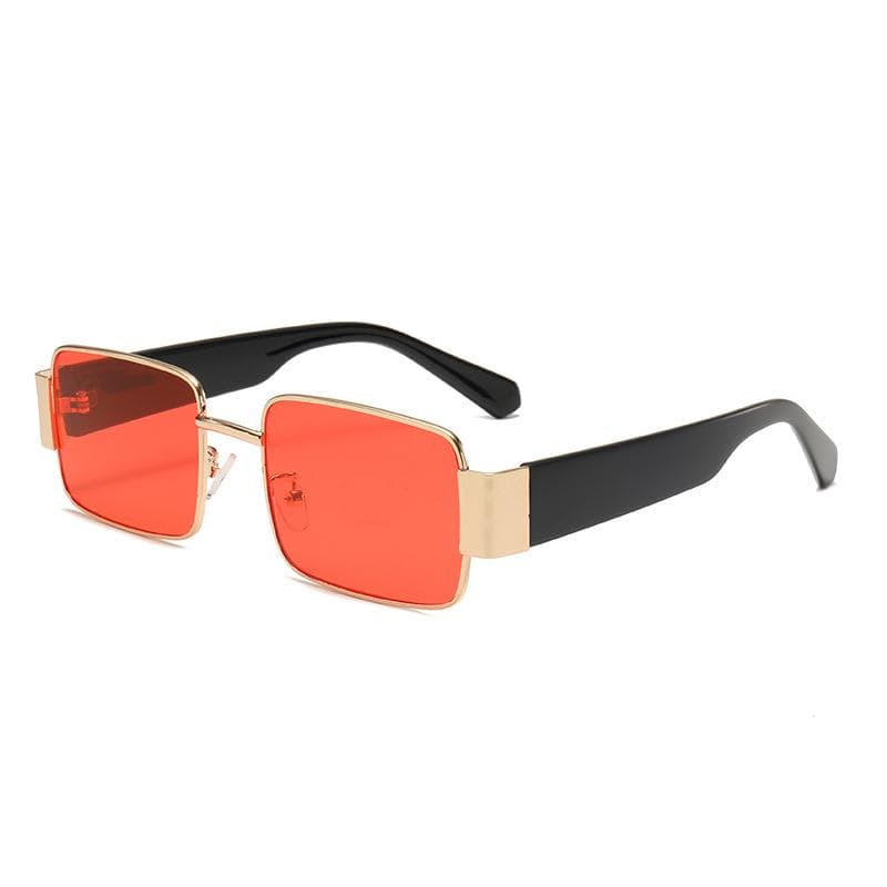 Metal Neutral Sunglasses Fashionable Street UV Protection Glasses Comfortable Lightweight for Outdoor Activities