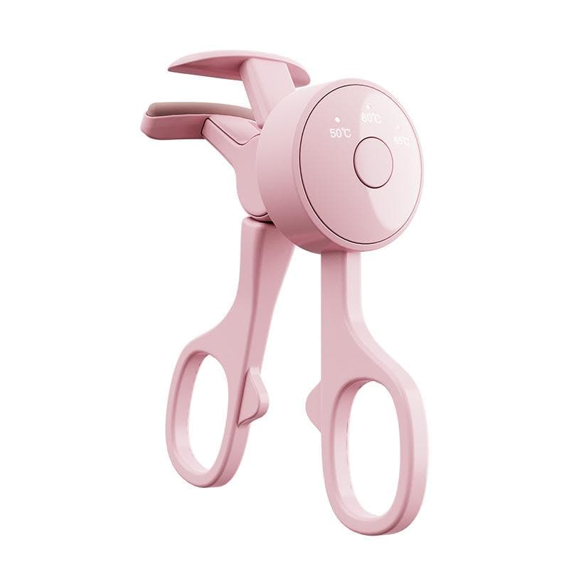 Electric Ironing Heated Eyelash Curler Portable Long-lasting Setting Rechargeable Beauty Instrument Electric Eyelash Curler English