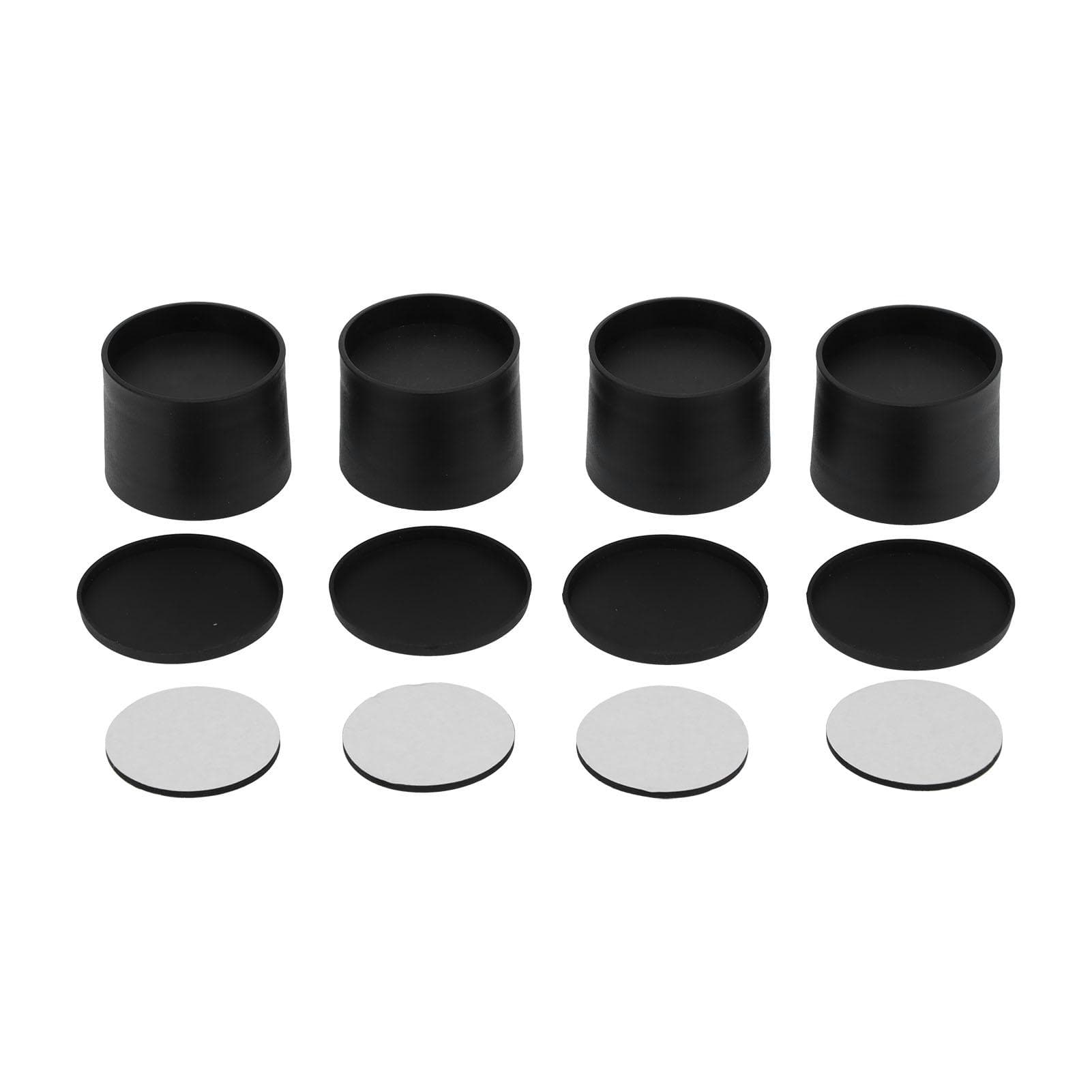 4PCS Mini Round Furniture Leg Mat Multifunctional Non Slip Risers Lifts Height Floor Protector