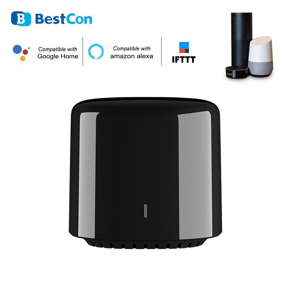 BroadLink BestCon RM4C Mini IR Black Bean Universal WIFI Remote Controller Infrared Receiver App black