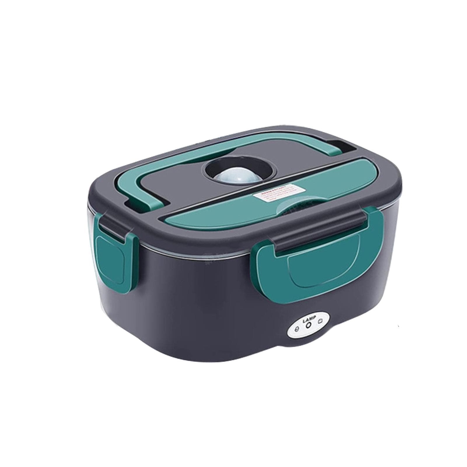 Heating Lunch Box 40W Portable Stainless Steel 110V+12V/24V Dual Power Supply Interface Stainless