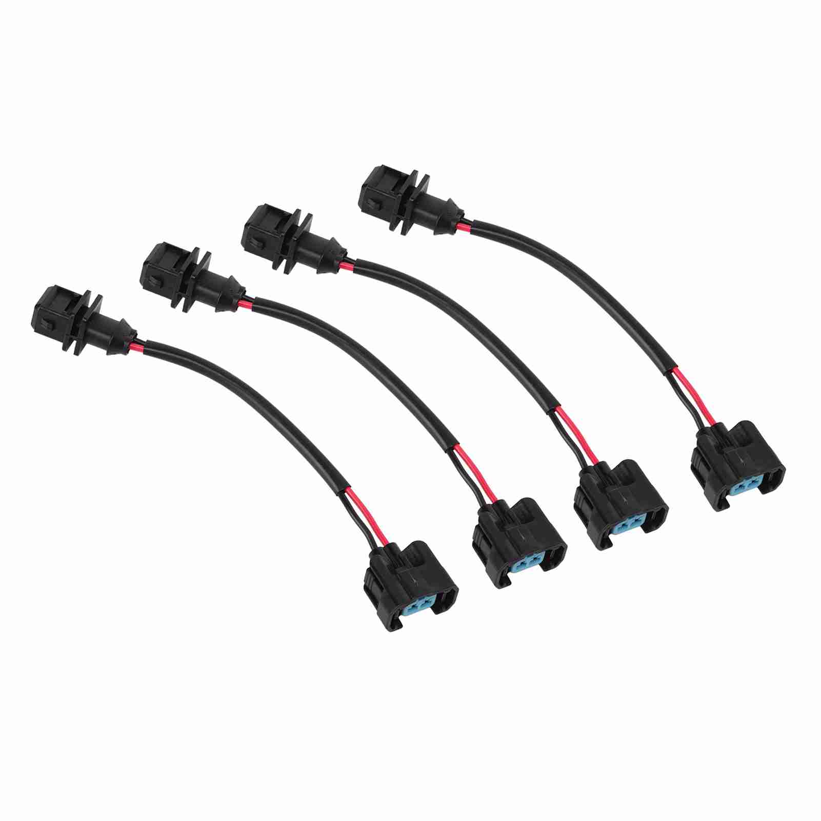 4PCS Fuel Injector Conversion Harness OBD1 to OBD2 Replacement For Acura Integra 199?1995