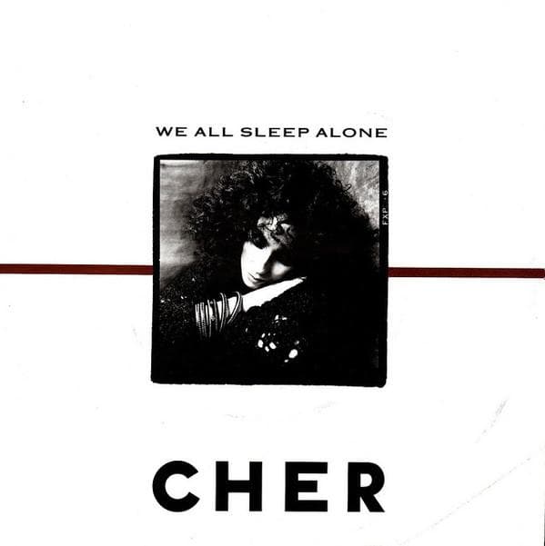 7inch Record CHER We All Sleep Alone 9279867 GEFFEN 1988 Europe Rock Used