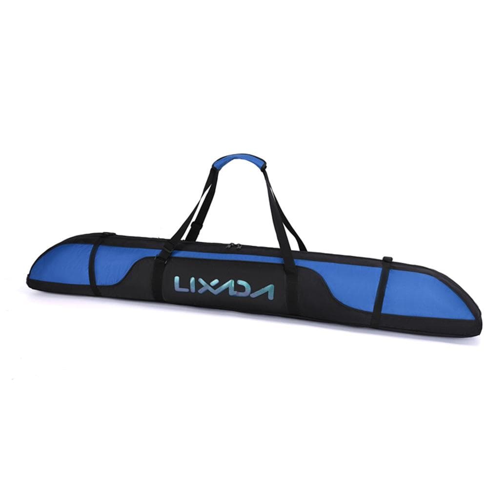 Ski Travel Bag Oxford Cloth Snowboard Bag with Adjustable Shoulder Strap black/blue