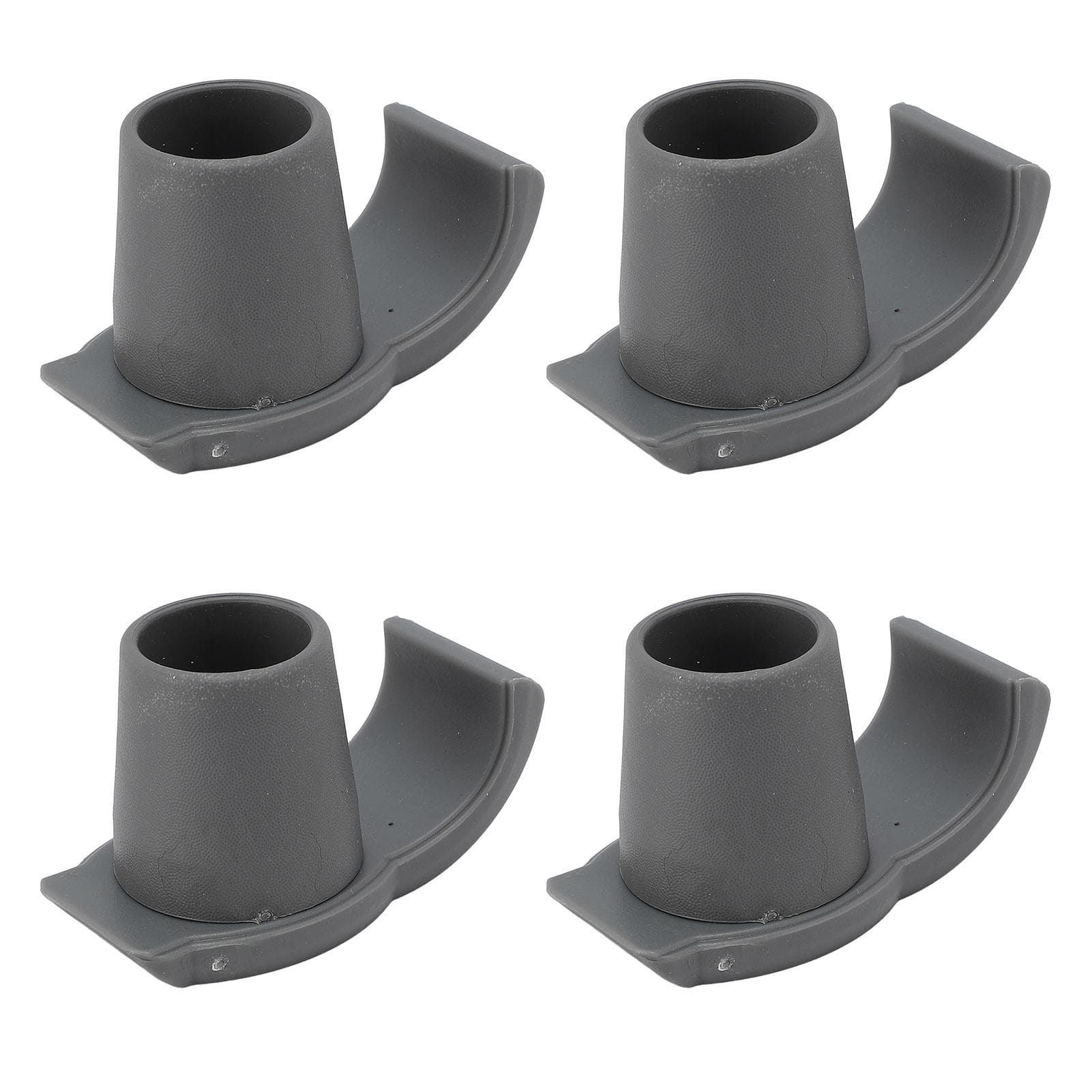 4pcs Walker Ski Glides Anti Slip Walker Glides for Seniors Mobility Aid Accessory Replacement Gray gray