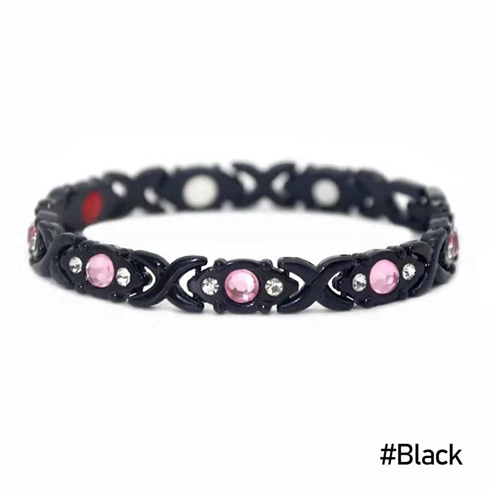 Fashion Removable Energy Magnet Bracelet Magnetic Slimming Bracelet Jewelry Women Accessories black