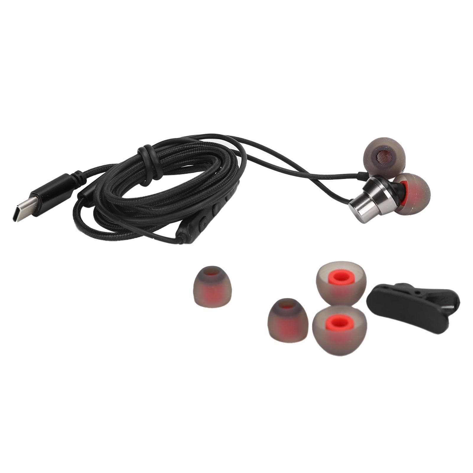 MS21 Digital Decoding Wired Earphone TYPEC Sports Headphone Earbuds for Home Music