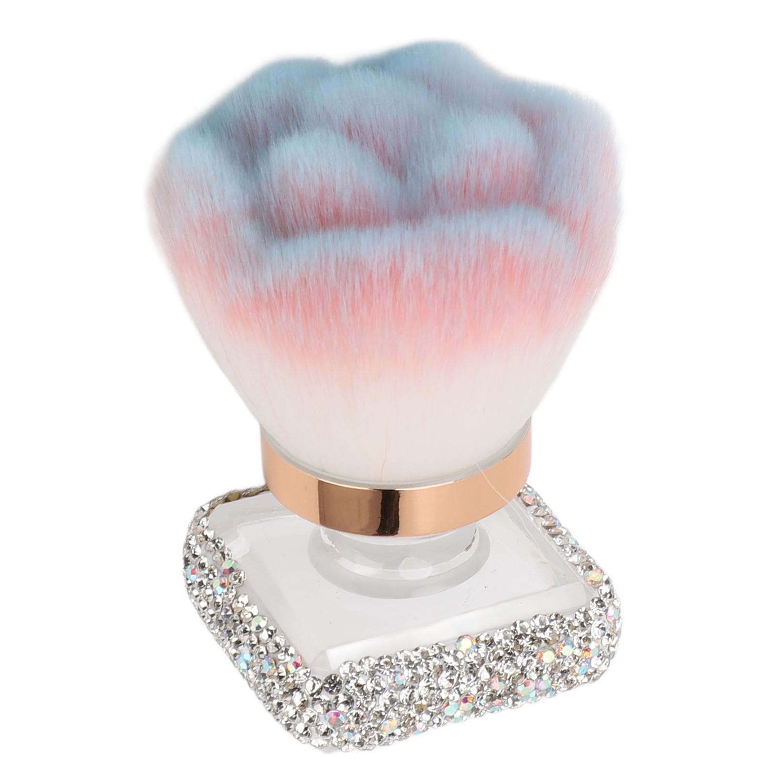 Rhinestone Blush Nail Art Dust Brush Multifunctional Nail Art Dust Powder Remover Brush Makeup Tool