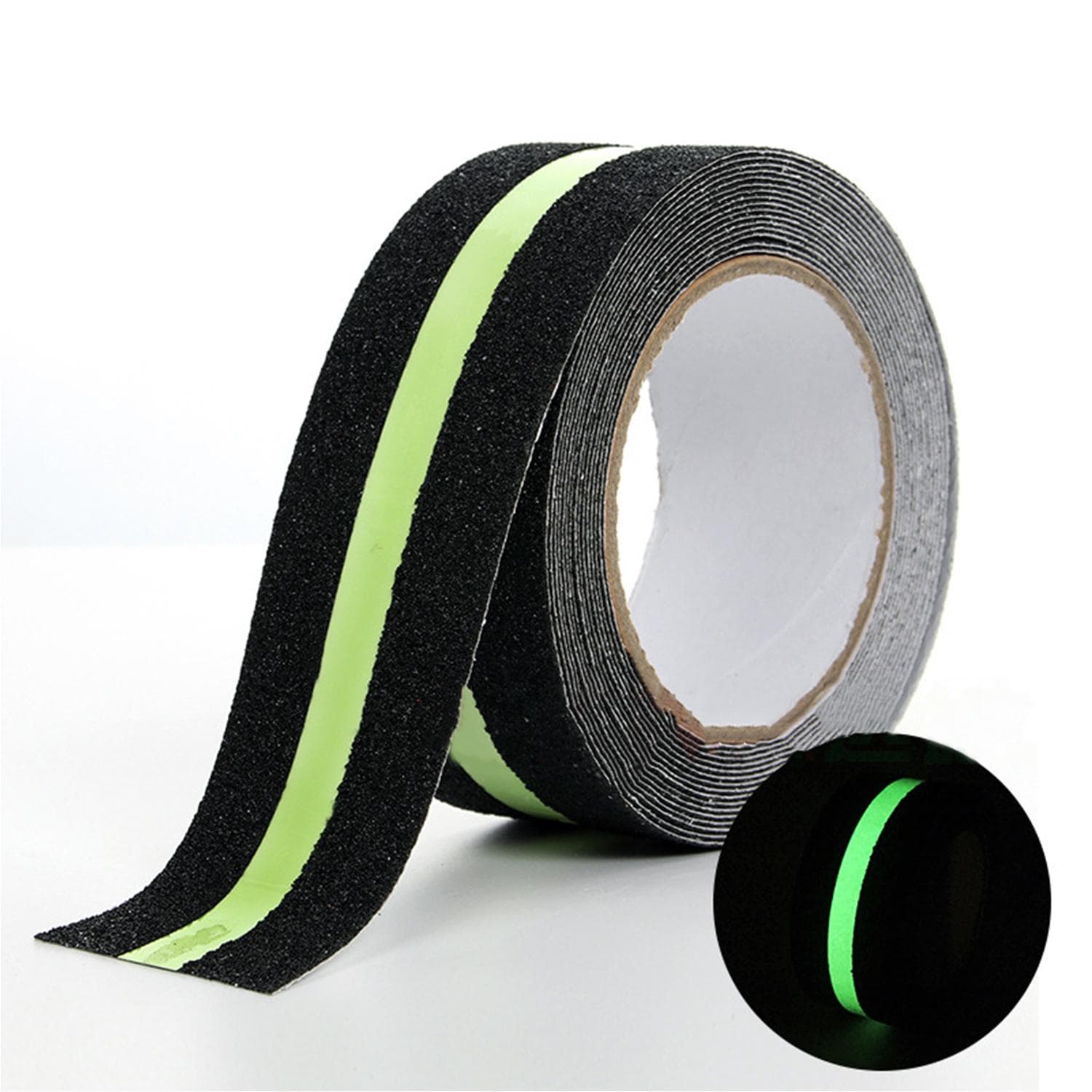Anti Slip Grip Tape Non-Slip Traction Tapes with Glow in The Dark Adhesive Grip for Indoor Ladder green
